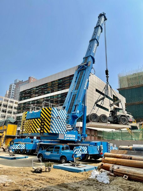 Trois Terex Trucks TA400 contribuent à un projet de creusement de tunnel à Hong Kong